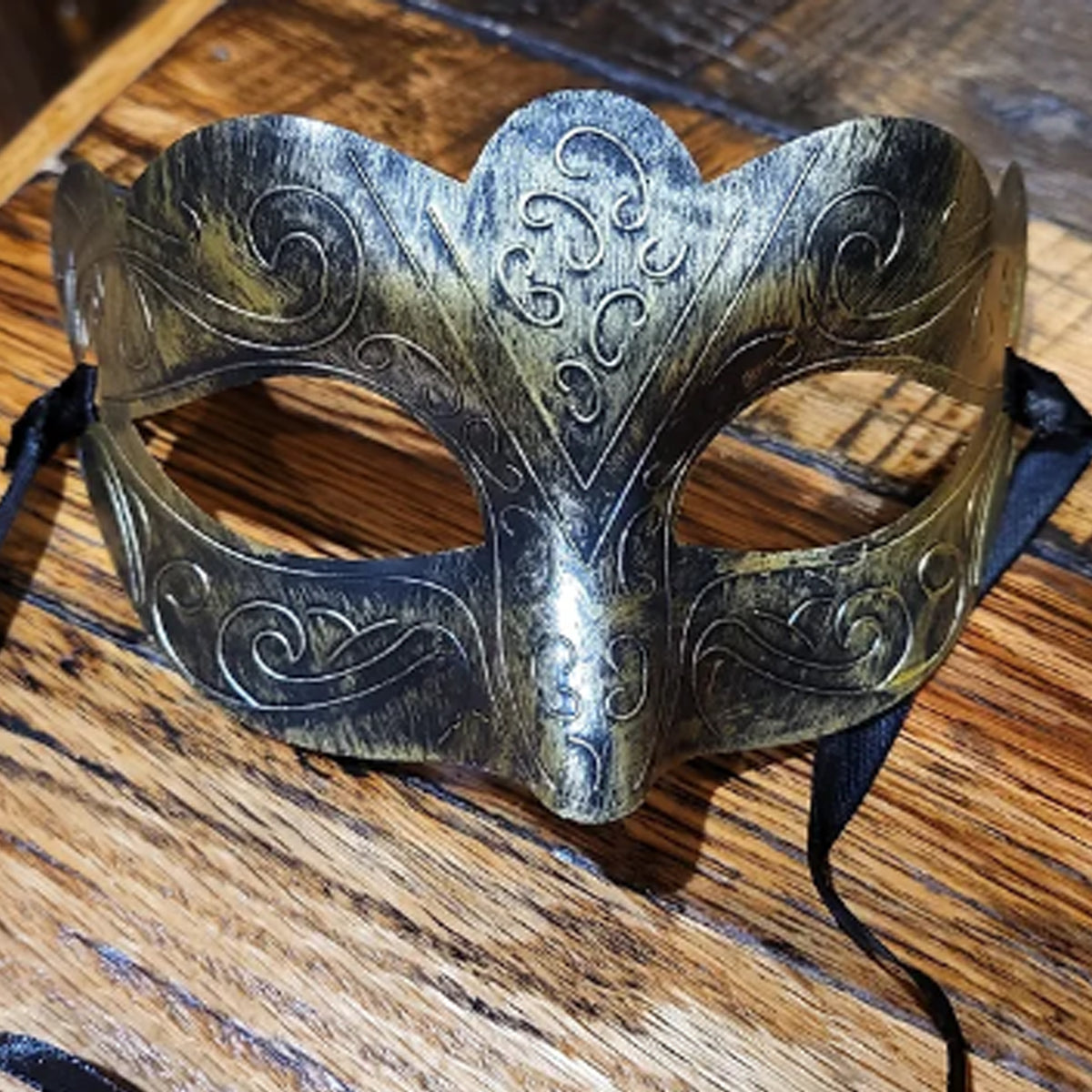 Antique Gold Masquerade Mask