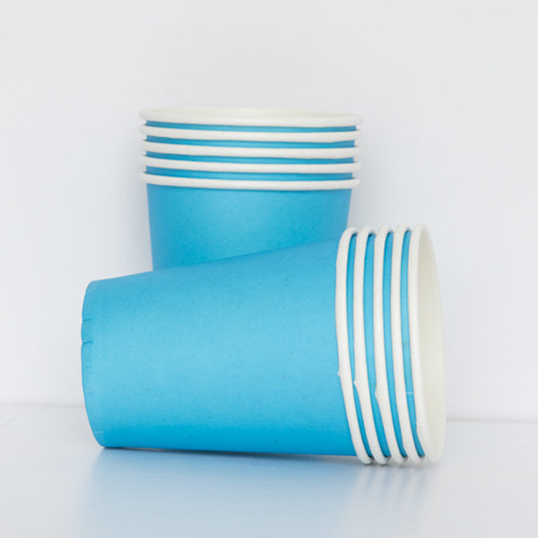 Cerulean Blue Paper Plates