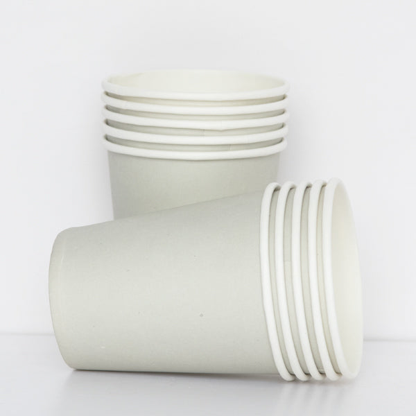 Grey Paper Cups
