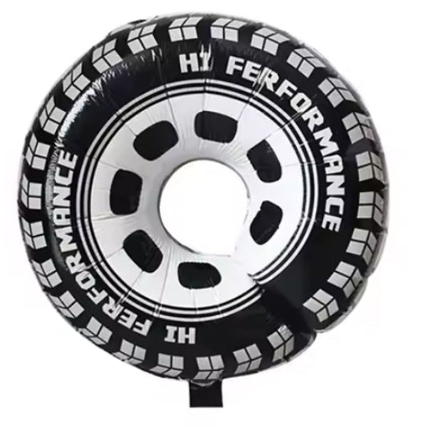 Race Car Tyre Foil Balloon