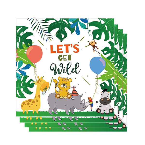Let's Get Wild Paper Napkins