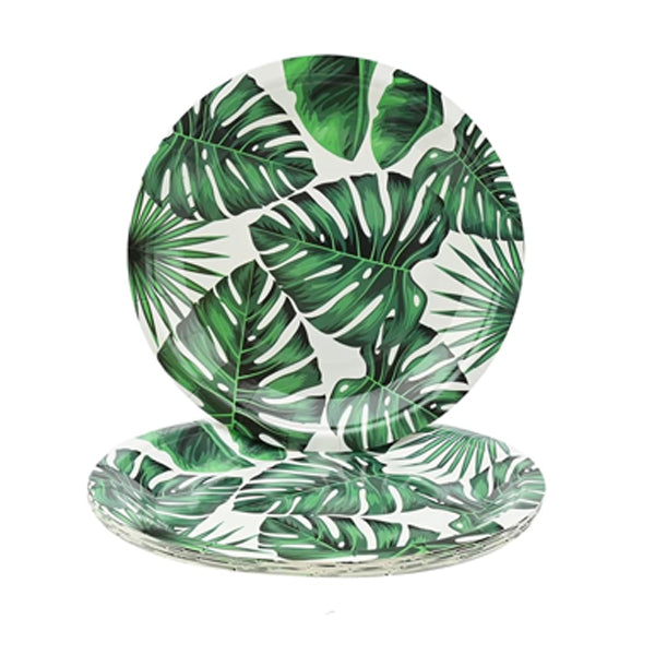 Tropical Leaf Monstera Paper Plates