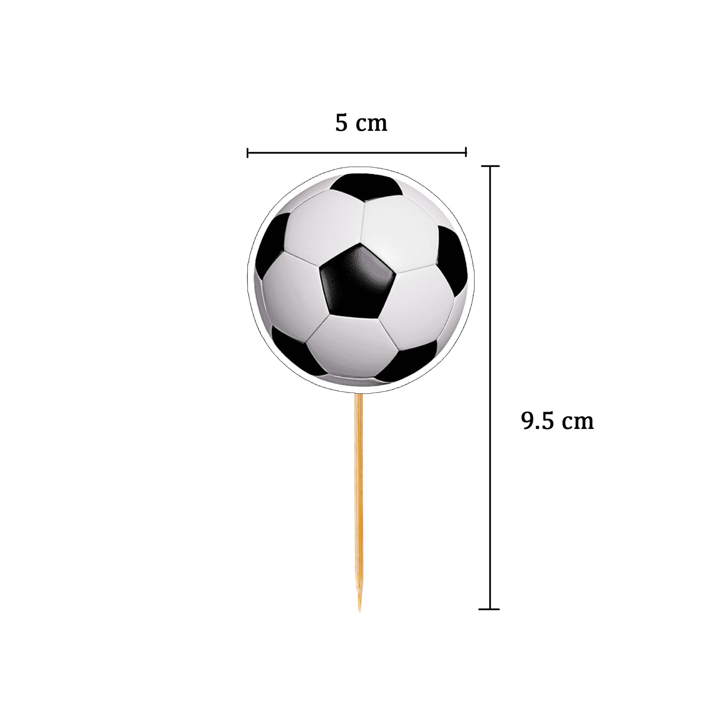 Football Cupcake Toppers