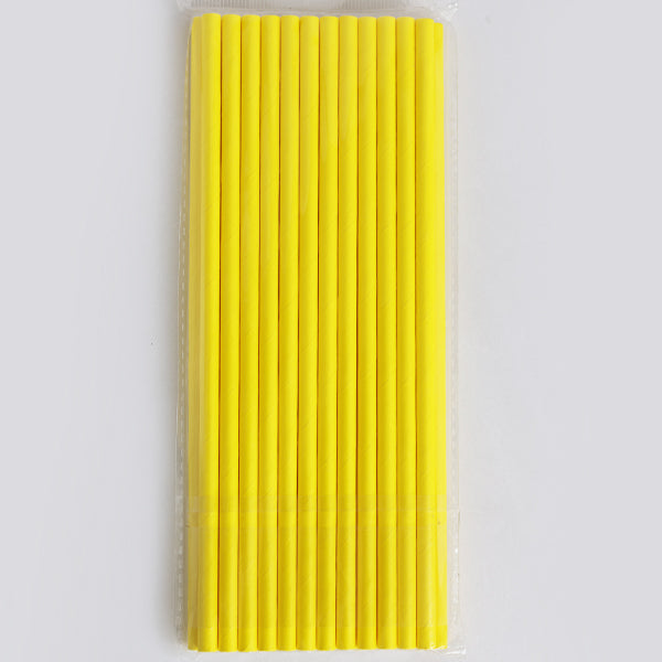 Yellow Paper Straw