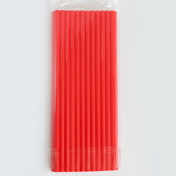 Red Paper Straws