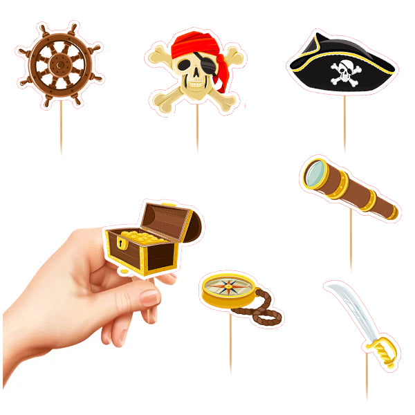 Pirate Cupcake Toppers