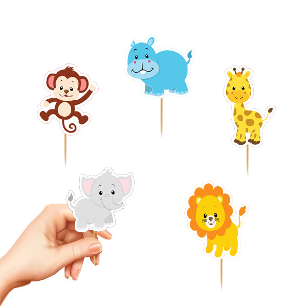 Jungle Safari Cupcake Toppers