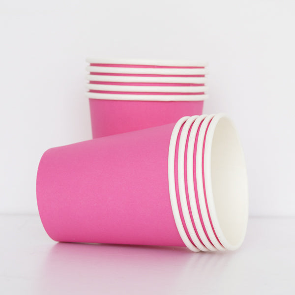 Pink Paper Cups