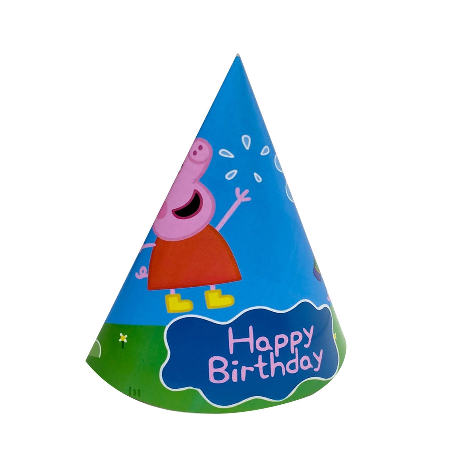 peppar pig partyhatt 6- pack main image 0