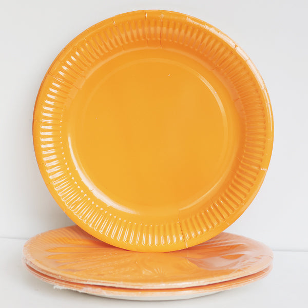 Light Orange Paper Plates