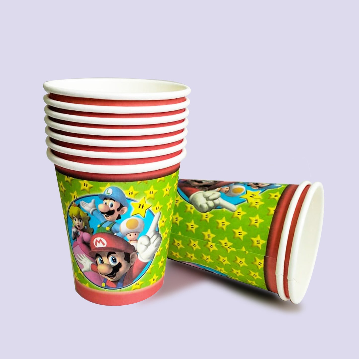 Super Mario Paper Cups