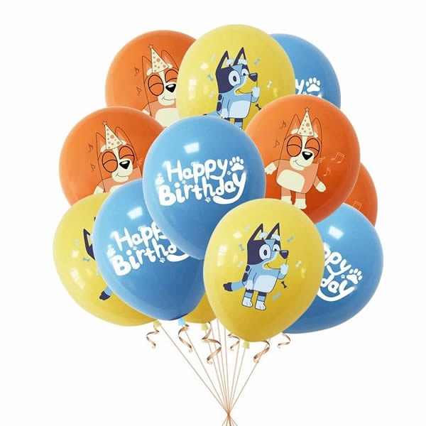 Bluey Printed Latex Balloons