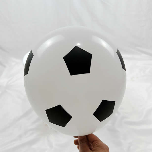 Football / Soccer Ball Latex Balloons All Over Print