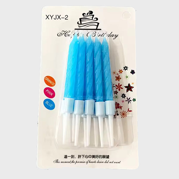Pastel Blue Candles