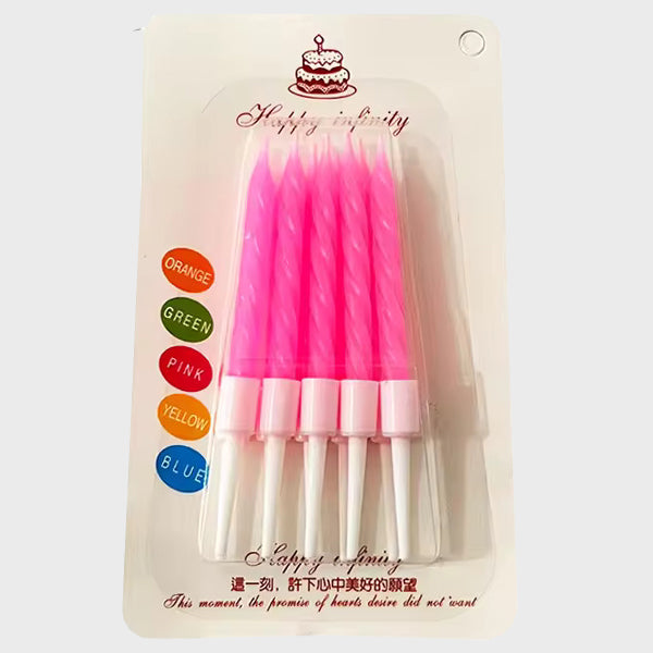 Pastel Pink Candles
