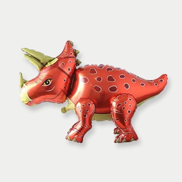 Brown Dinosaur Shape Standing Foil Balloon