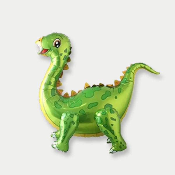 Green Baby Dinosaur Shape Standing Foil Balloon