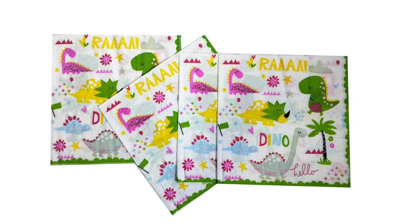 Baby Dino Paper Napkins