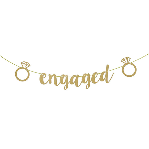 Gold Engaged Banner