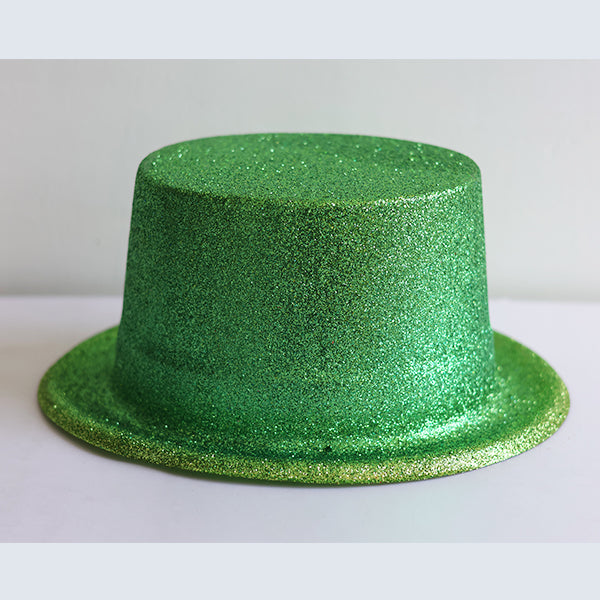 Green Glitter Top Hat