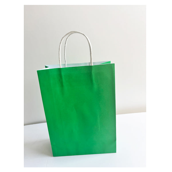Green Kraft Paper Bag Medium