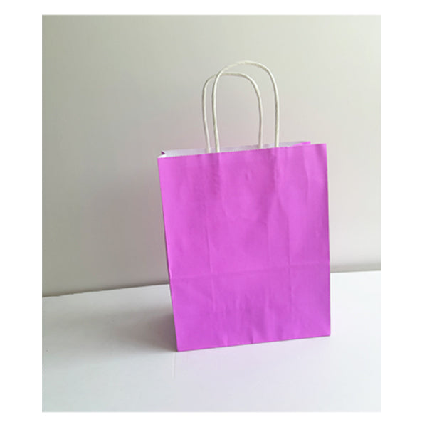 Purple Kraft Paper Bag Medium