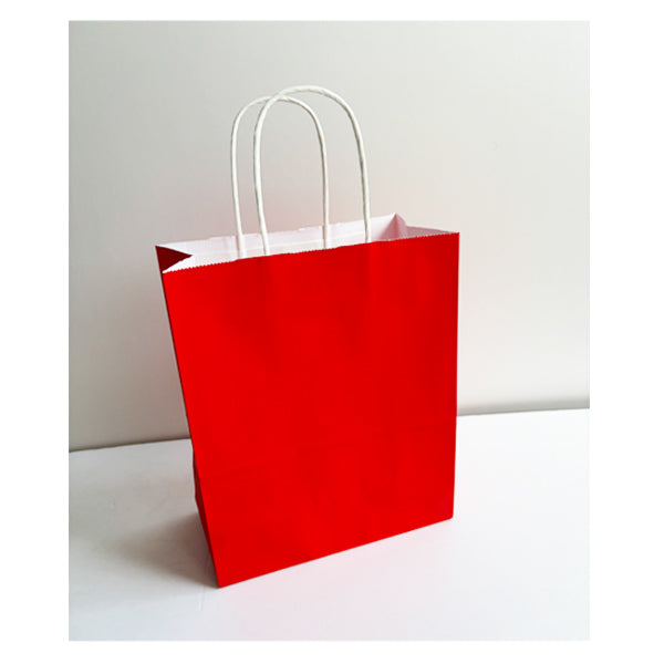 Red Kraft Paper Bag Medium
