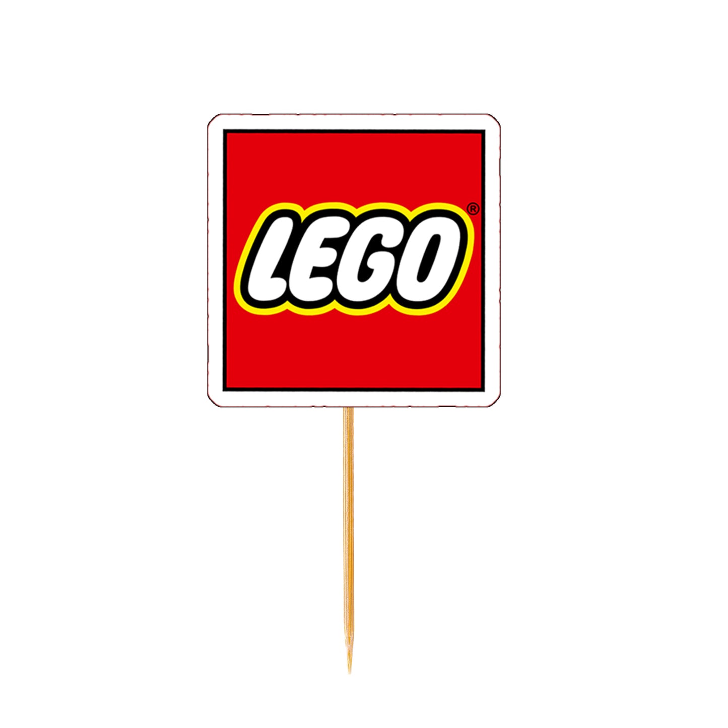 Lego Building Blocks Cupcake Toppers