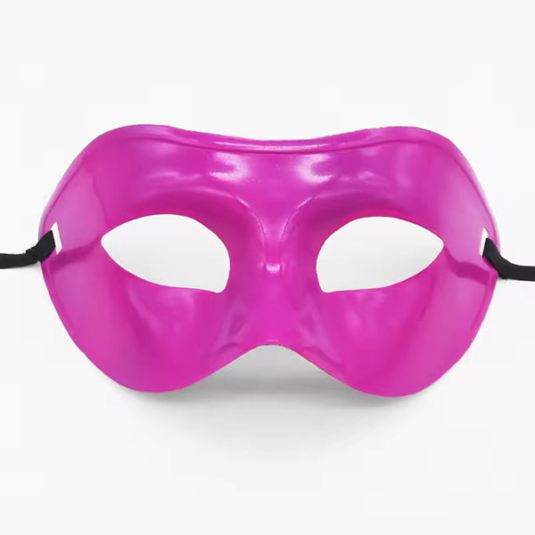 Hot Pink Colombina Masquerade Mask