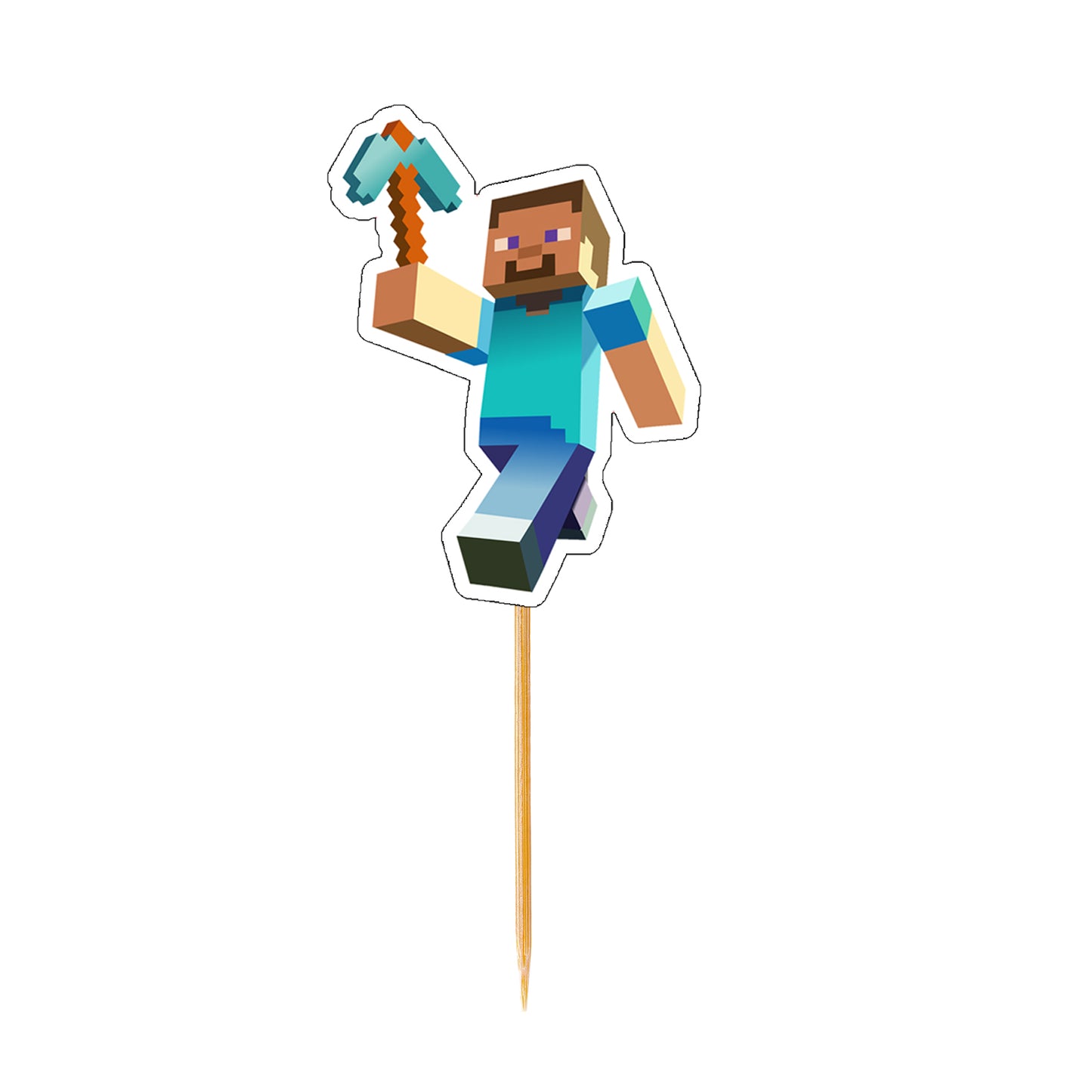 Minecraft Cupcake Toppers