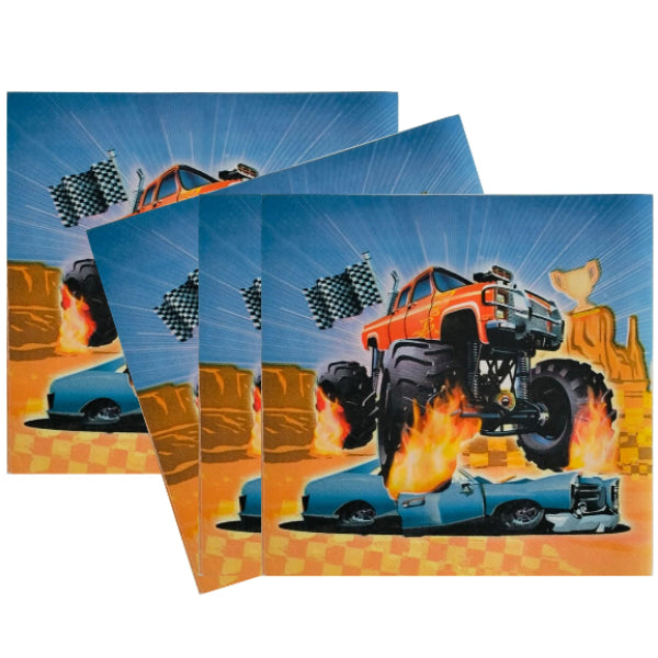 Monster Truck Paper Napkins