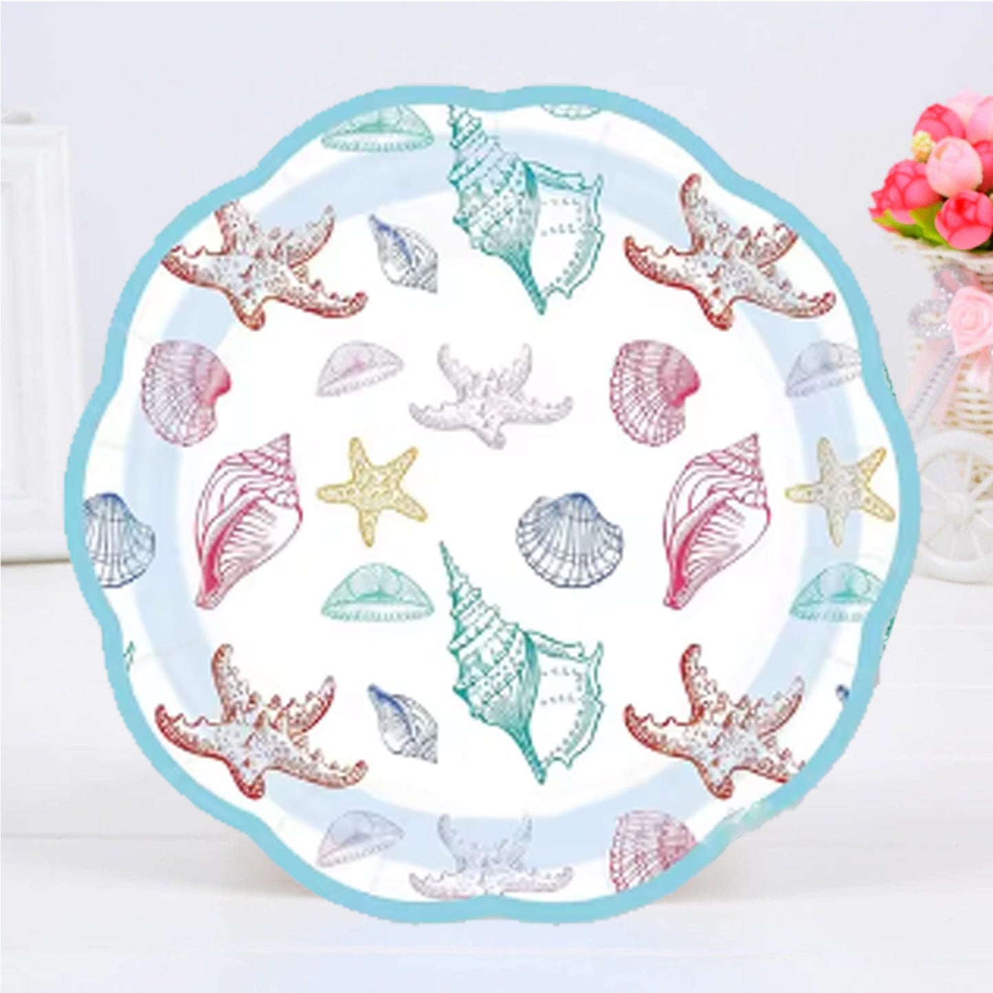 Sea Shells Paper Plates