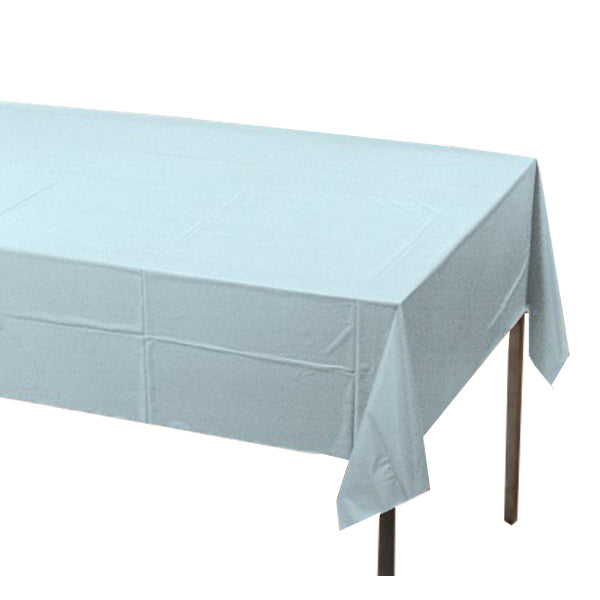 Pastel Blue Plastic Tablecover