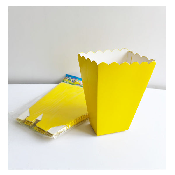 Yellow Popcorn Boxes