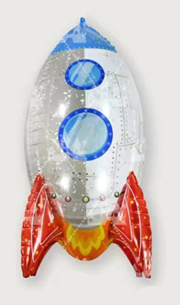 Rocket 4D Foil Balloon