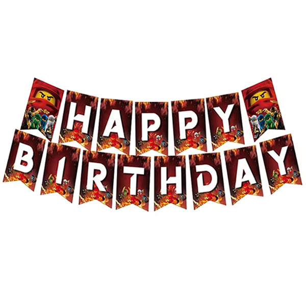 Lego Ninjago Birthday Letter Banner
