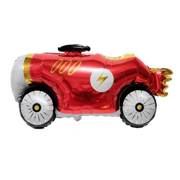 Retro Red Car Foil Balloon