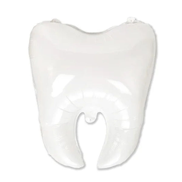 White Tooth Foil Balloon