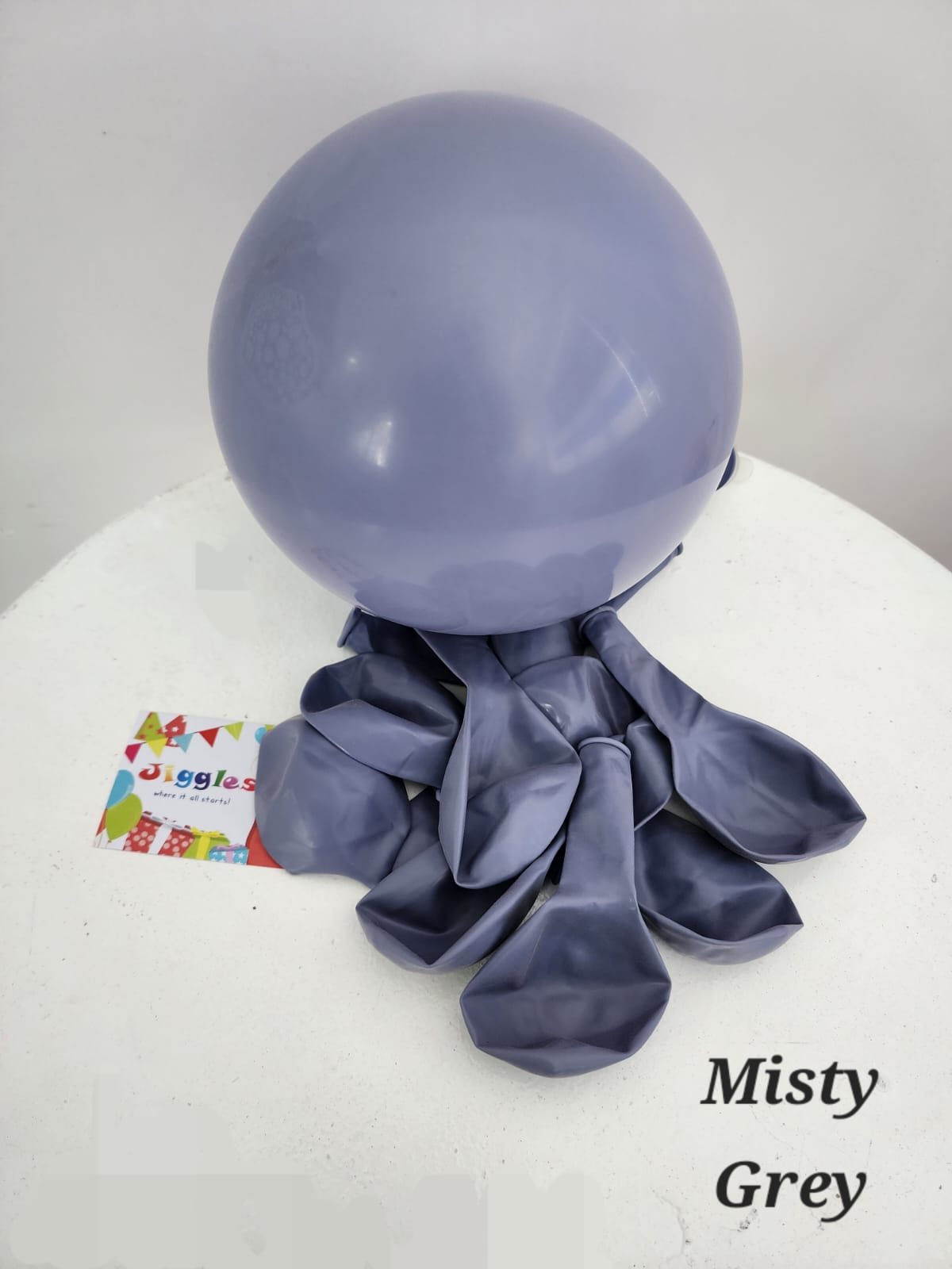 Retro Misty Gray Balloons