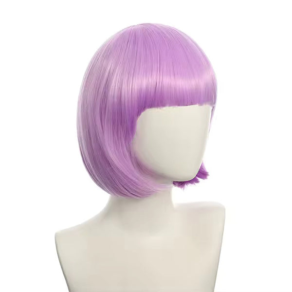 Light Purple Short Straight Hair Wig