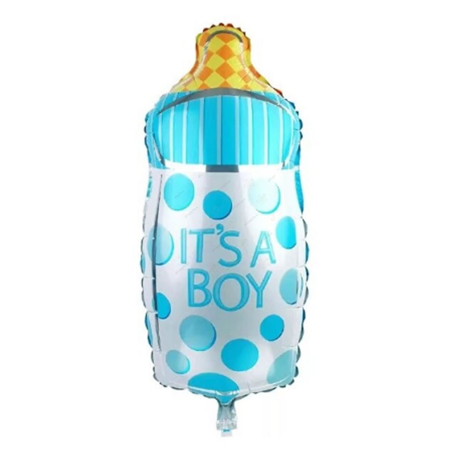 Milk Bottle Foil Balloon Blue