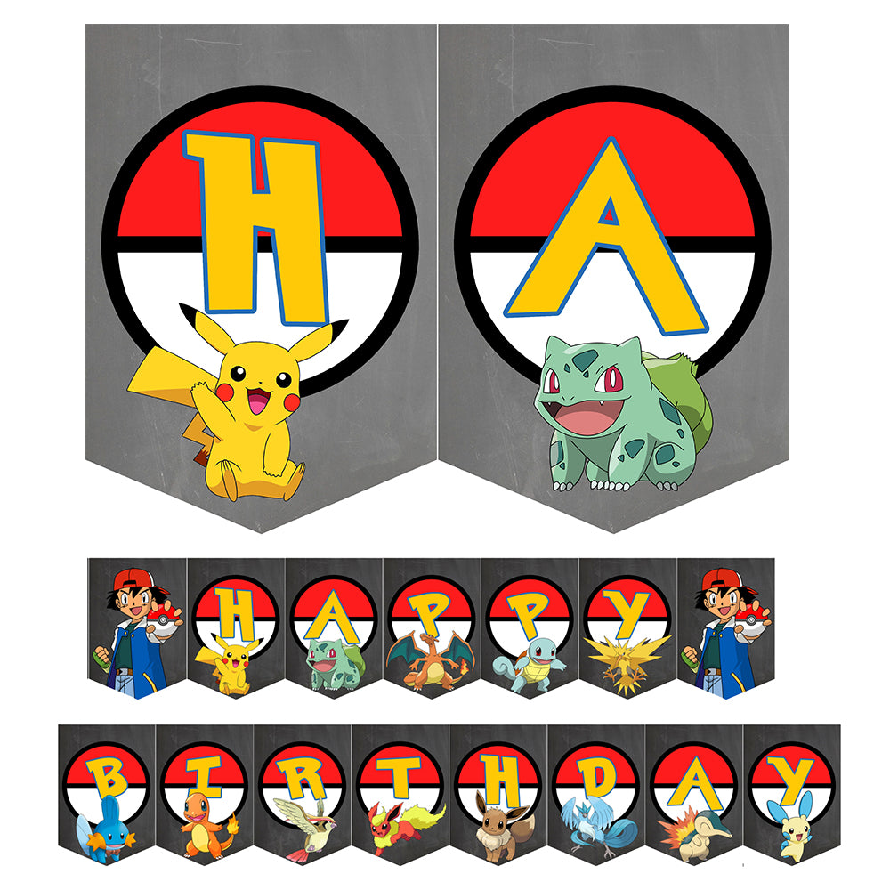 Pokemon Letter Banner