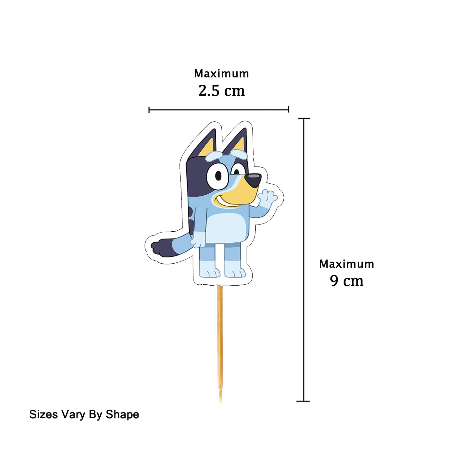 Bluey Cupcake Toppers