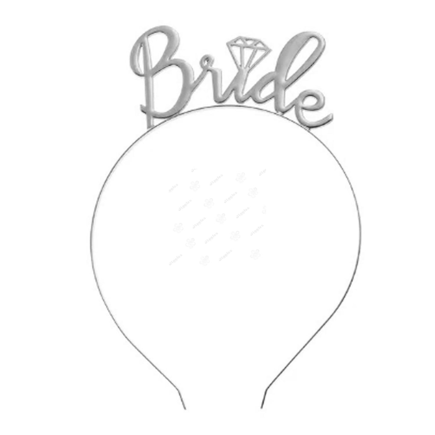 Silver Bride Headband