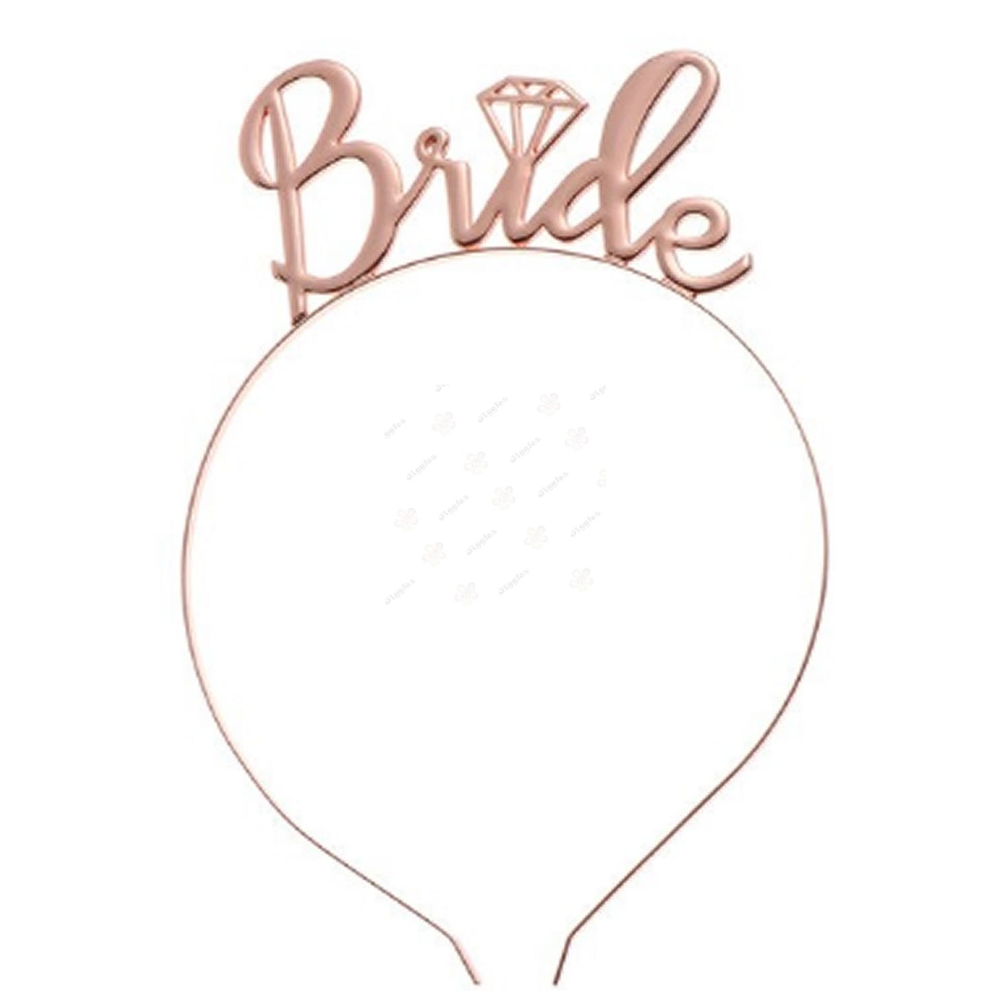 Rose Gold Bride Headband