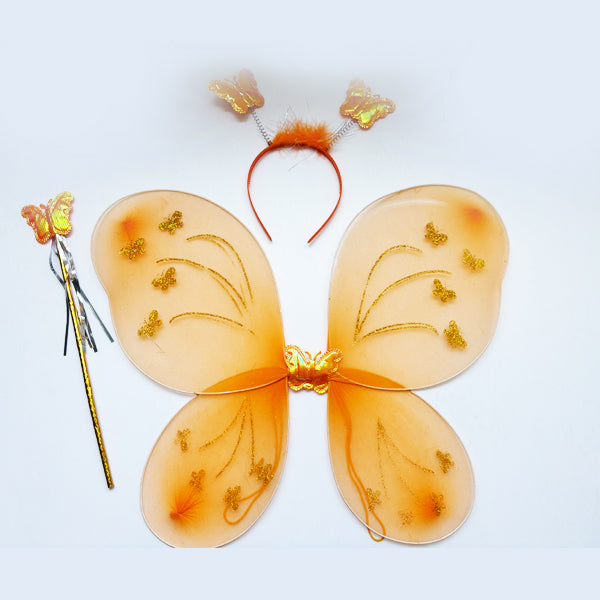 Orange Butterfly Wings Set