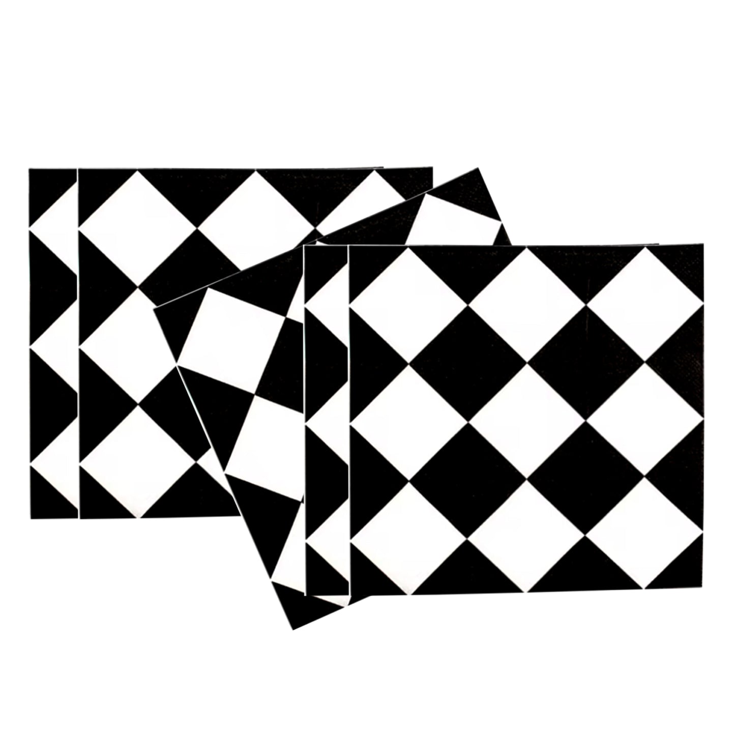 Chequered (Checkered) Paper Napkins