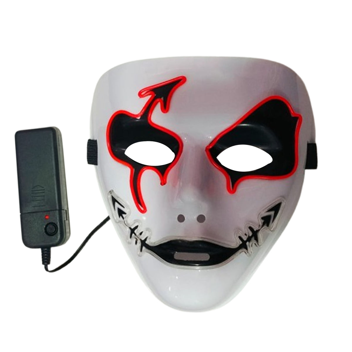 Light-Up Scary Clown Mask