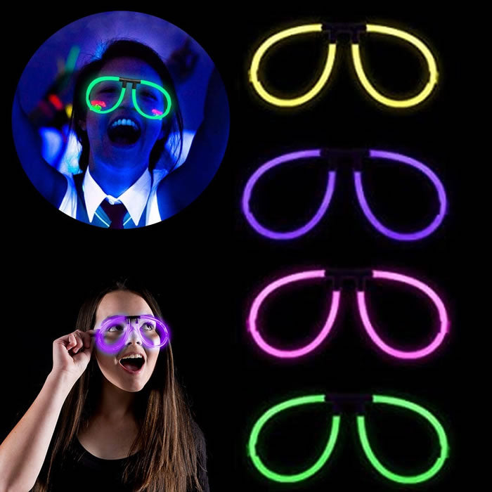 Glow in the Dark Round Glasses