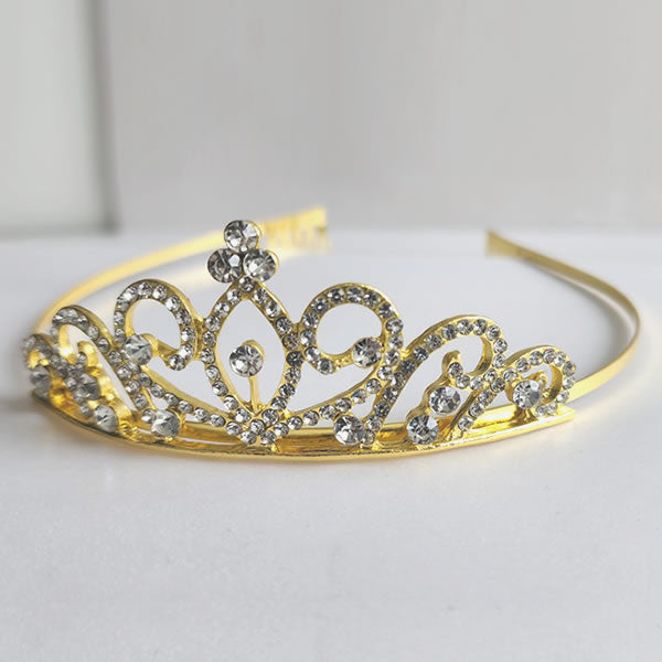 Gold Metal Tiara - G102